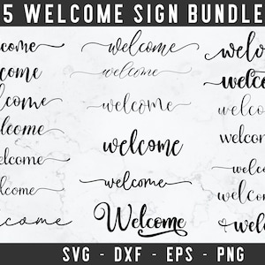 Welcome SVG Bundle, Welcome Sign Svg, Home Svg, Farmhouse Svg , Welcome Bundle, Welcome cut file, Quotes svg file for cricut, Silhouette svg