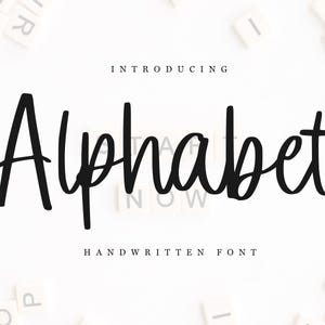 Alphabet font, Handwritten Font, Cricut Font, Procreate Font, Cute Font, Goodnotes Font, Teacher Fonts, cricut fonts, Fonts for Cricut