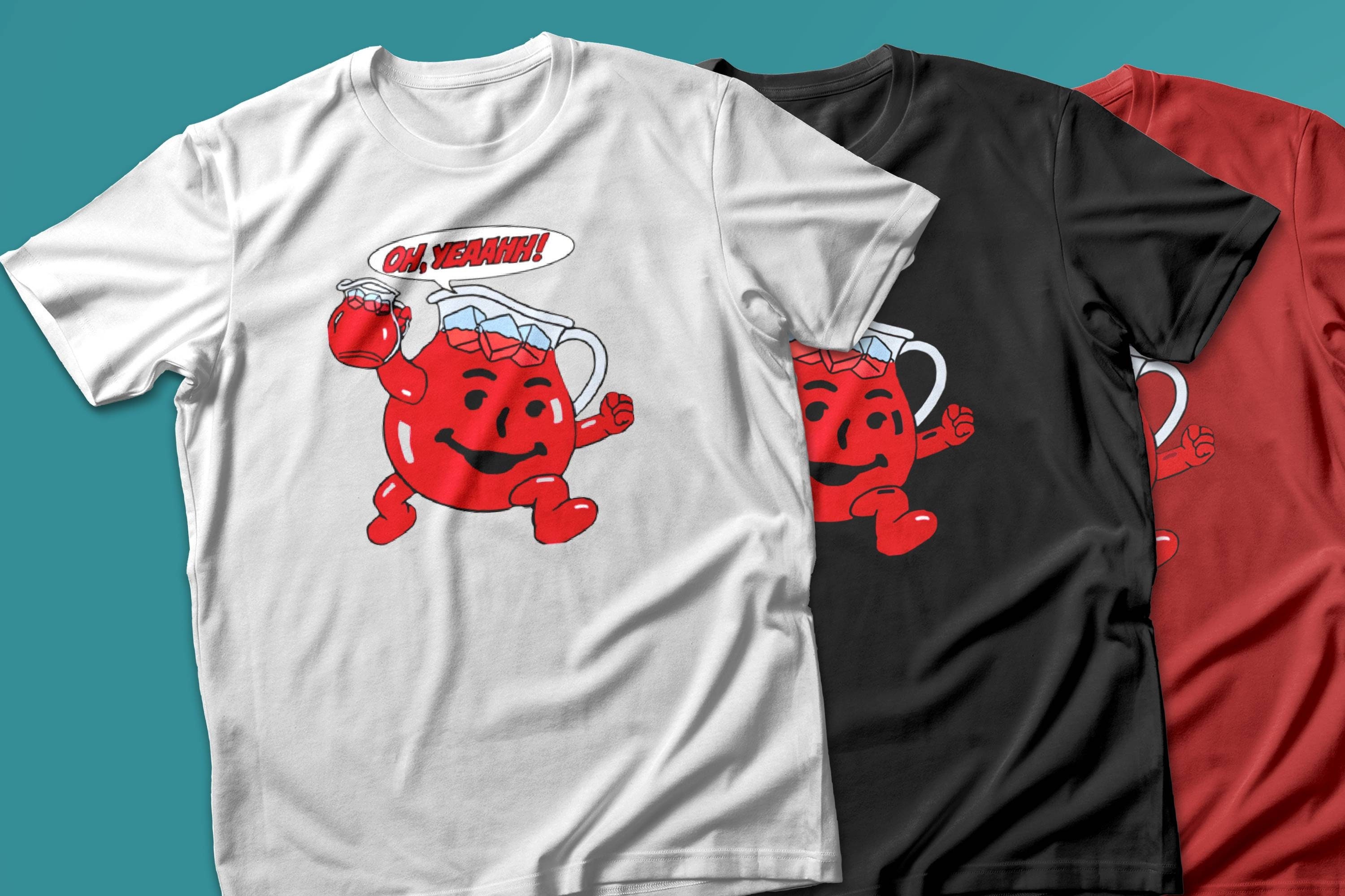 Kool Aid Man T-shirt Tees Food - Funny - Graphic - Halloween - Old School –  Textual Tees