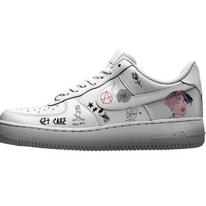 Custom Airforce 1 Lil Peep adults | Etsy