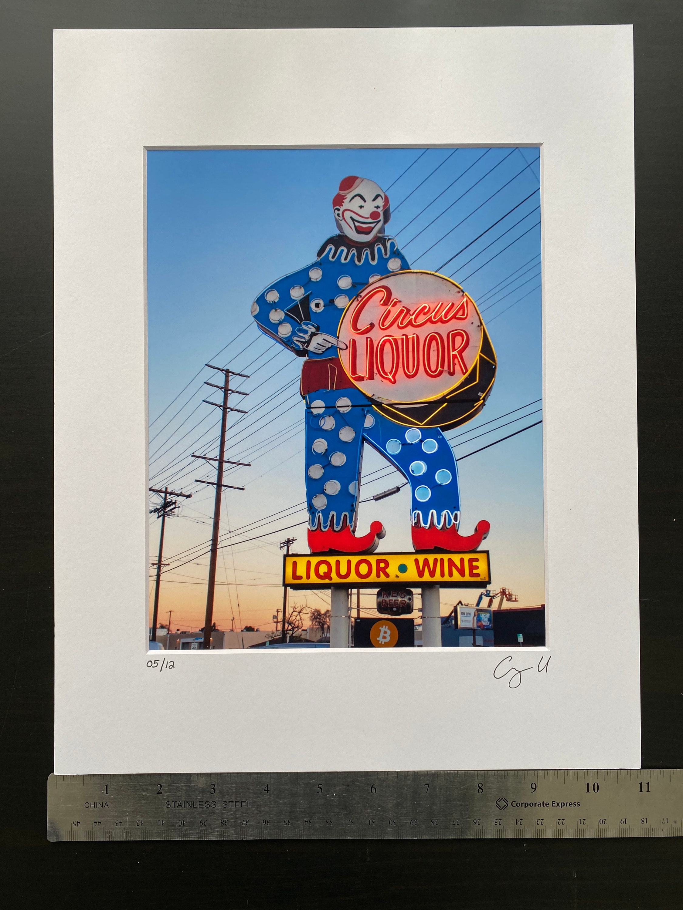 Circus Liquor Neon Sign Photo Print (I) – North Hollywood, CA Wall