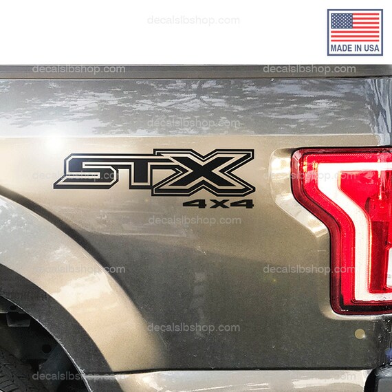 STX 4X4 Decals Ford F150 F250 Super Duty Bedsides Truck Decal Etsy