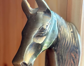 ヴィンテージ真鍮製馬＆蹄鉄フック：西洋風壁飾り3個セット - Etsy 日本