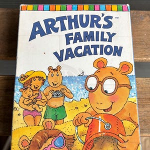 Arthur’s Family Vacation 90s kids Cartoons by Marc Brown Vintage VHS Tape
