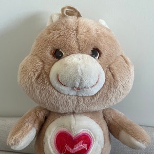 Vintage Brown Tenderheart Care Bear TCFC Kenner 1980s Nostalgia with cute  Tongue Carebears Tender Heart