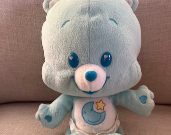 9インチ ケアベア コレクション 2002 ブルー ベッドタイム ベア おなか