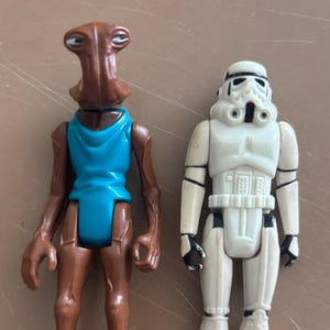 Vintage 1970’s Star Wars Characters Choose from Hammerhead or the Storm Trooper
