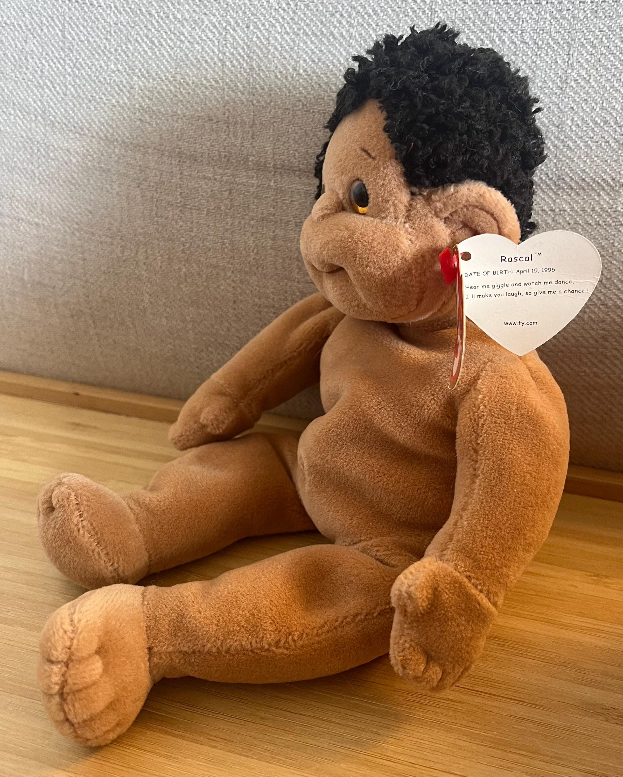 ヴィンテージ 1990 年代 Ty Beanie Kids 男の子用人形「The Beanie