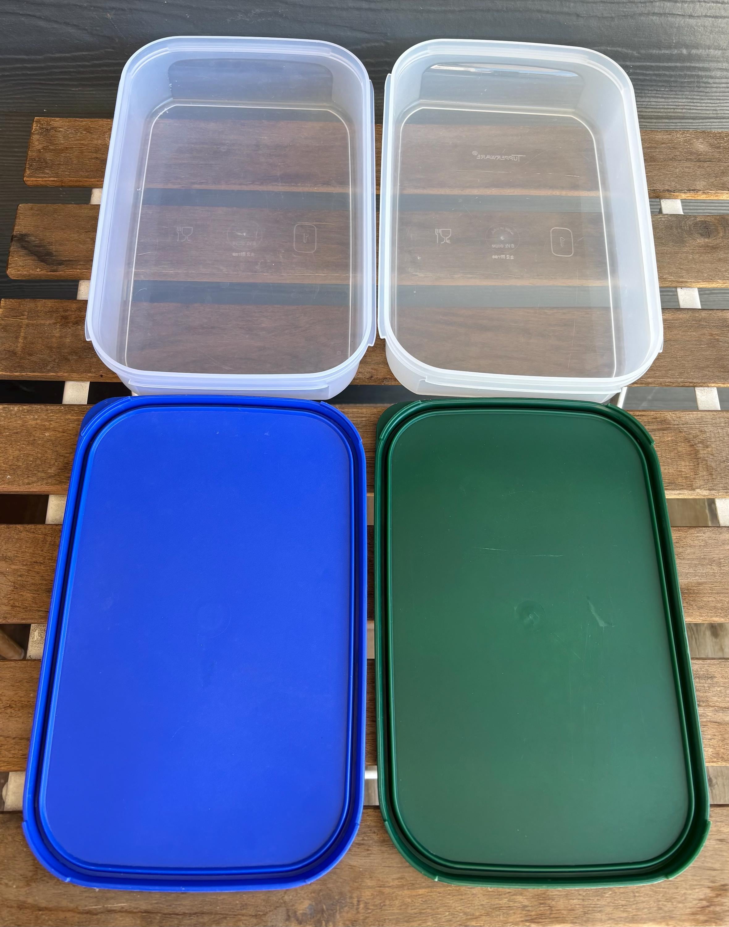 Vintage Tupperware Modular Mates 1608/1610, 8-1/2 Cups, +/- 2 L