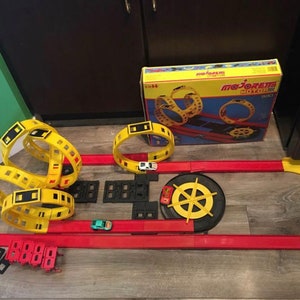 Vintage Majorette Motor 530 Race Track Ages 5-12 Toy Car Set Car Track Car Toys for Kids