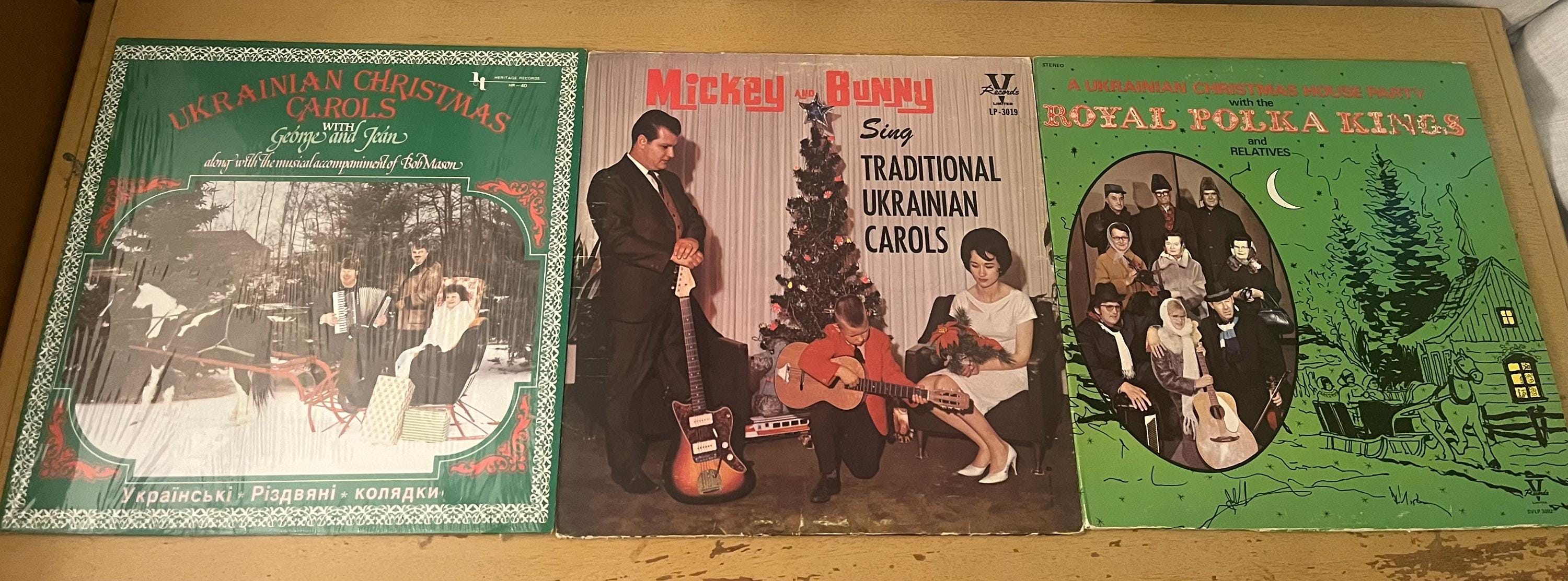 Vintage Ukrainian Christmas Carols 12” 33RPM Made in Canada LP