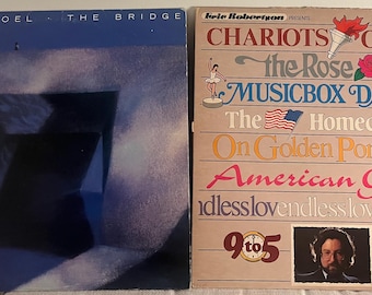 Vintage Billy Joel “The Bridge” & Piano Hits Vinyl Records