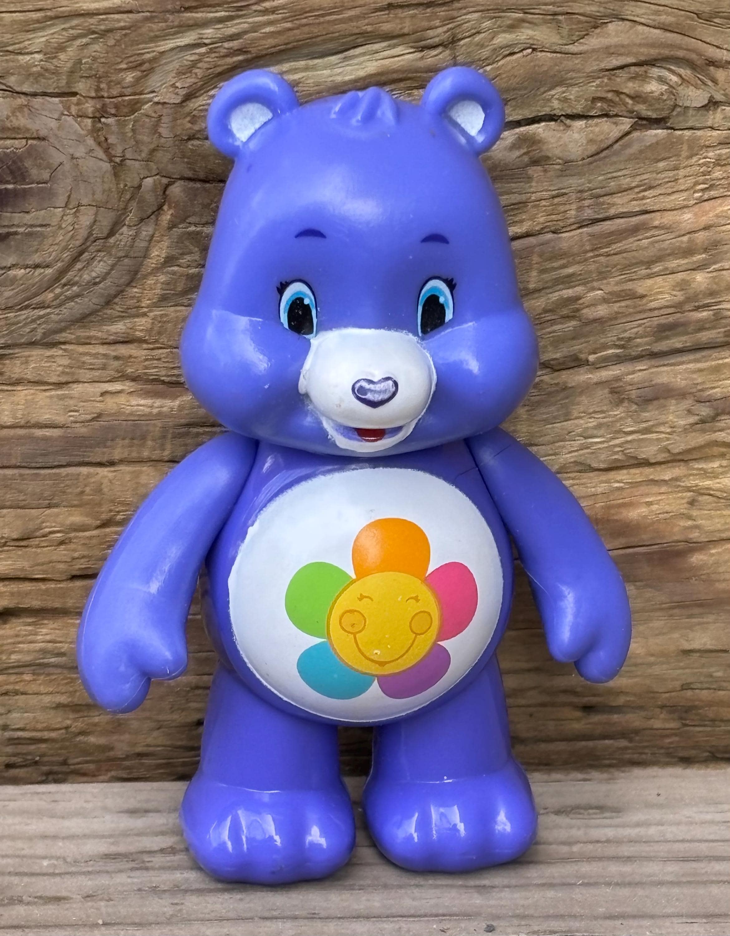 ケアベアフィギュア 高さ3インチ 可動式アーム、ハーモニーベア