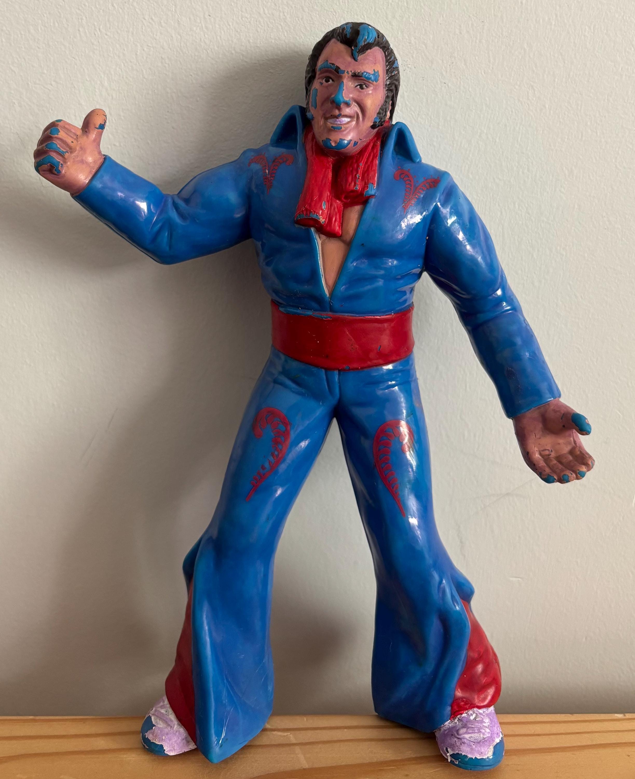 Vintage WWF Titan 1988 Honkey Tonk Man Figure Wrestling Figures
