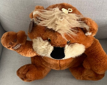 Vintage 1989 Zeddy Teddy 13” Sitting Bear Cuddle Wit Creation