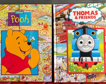 Children’s Look and Find Books. CHOOSE Between Pooh or Thomas & Friends