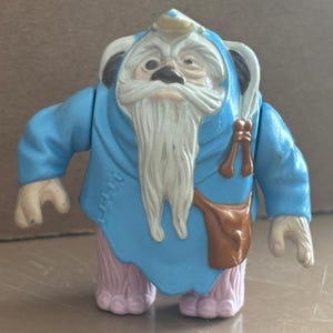 Vintage 1985 Star Wars Character Logray Ewok 1985 Cartoon animated Ewoks TV Series.