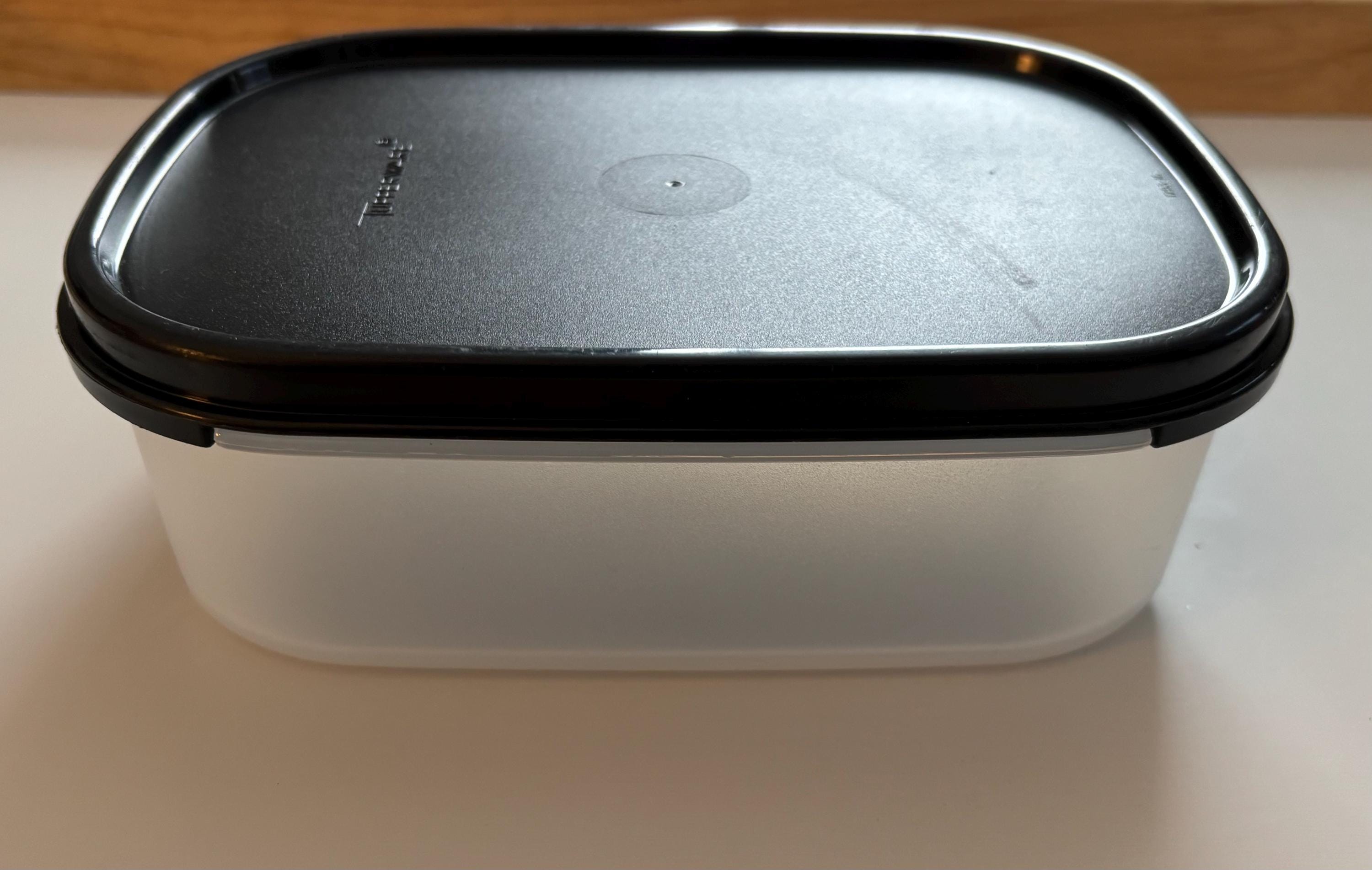 タッパーウェア モジュラーメイツ ブラック蓋付き パントリー