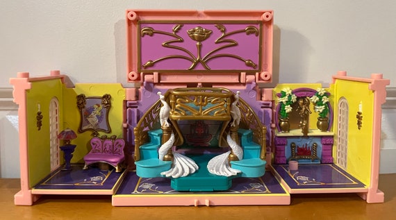 Vintage 1999 Polly Pocket Dream Builders Deluxe Mansion Playset Fold Open Parlor Room and Stairs Bluebird Toys Tiny Doll Playset Etsy Canada