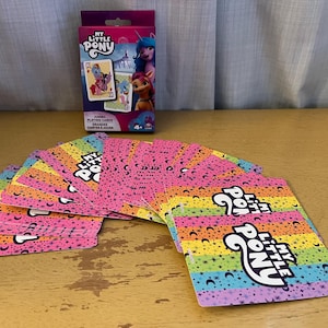 Cartas de Baralho My Little Pony Jumbo para maiores de 4 anos Hasbro Games Jogos Fofos