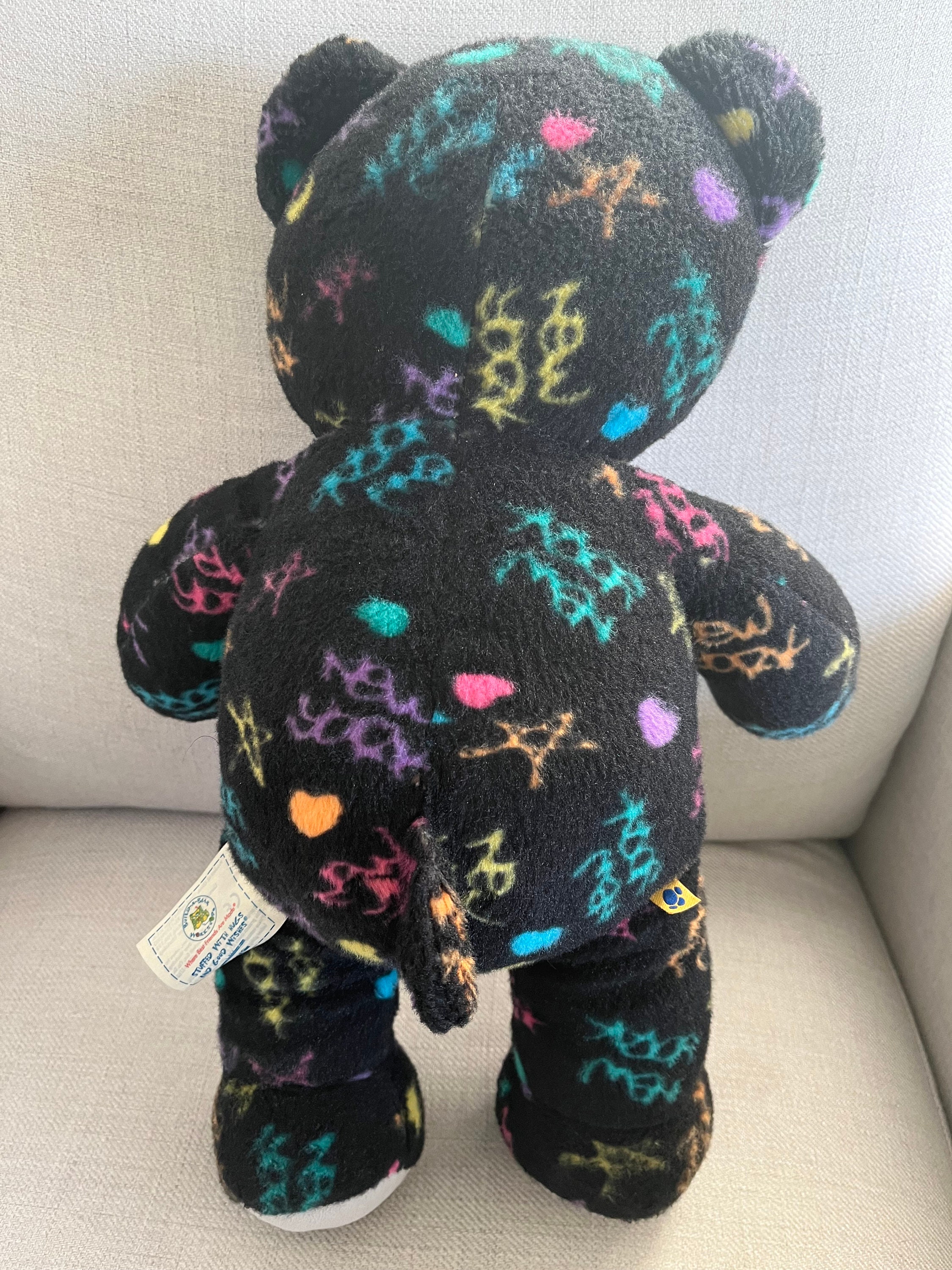Build a Bear Workshop 16” New York Teddy Bear Black With
