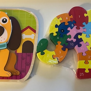 Children’s Wood Jigsaw Puzzle Sealed NIP Gifts for Kids