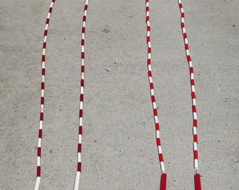 Vintage Plastic Coated Link Style Jump Rope. CHOOSE From