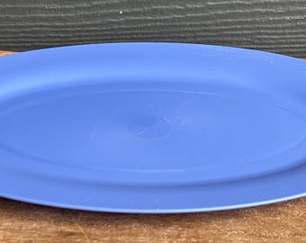 Blue Tupperware Serving Platter 220 ml. 3455