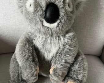 Vintage Koala Bear Ganz Bros 1985 “The Heritage Collection” 10” Tall Plush Toy