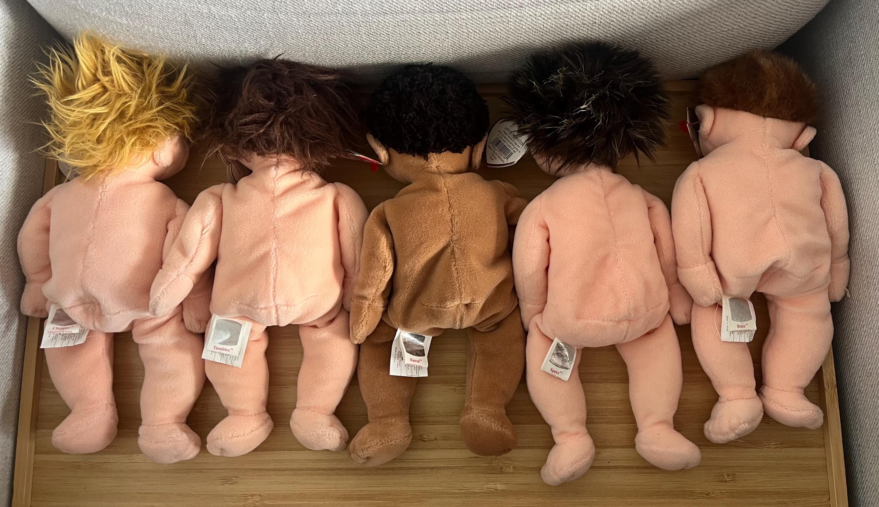 ヴィンテージ 1990 年代 Ty Beanie Kids 男の子用人形「The Beanie