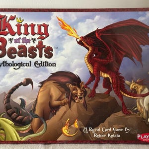 King of the Beasts Mythological Edition Een koninklijk kaartspel van Reiner Knizia Playroom Entertainment 2005