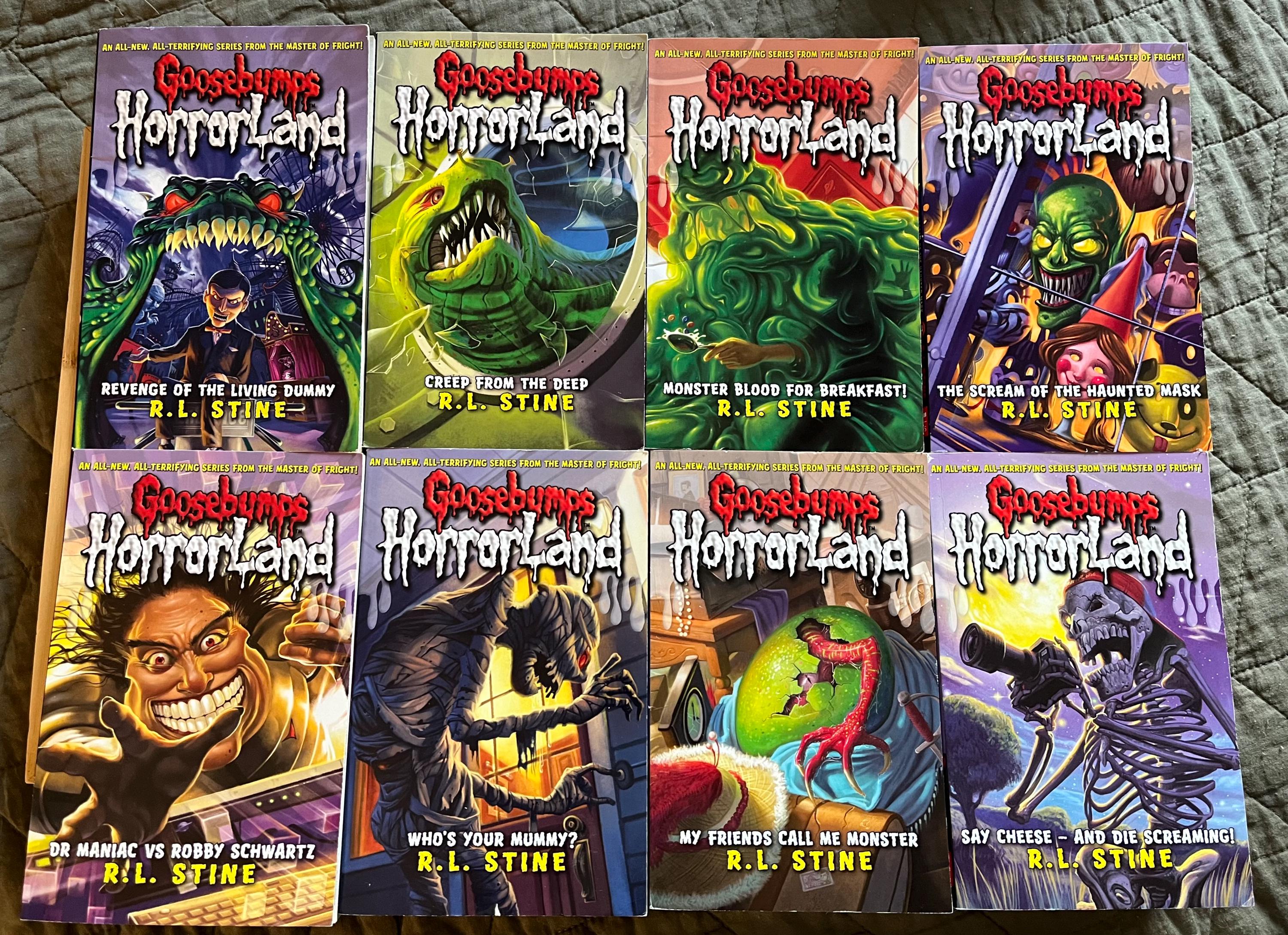Goosebumps Horrorland Series Books by R.L. Stein 1-18