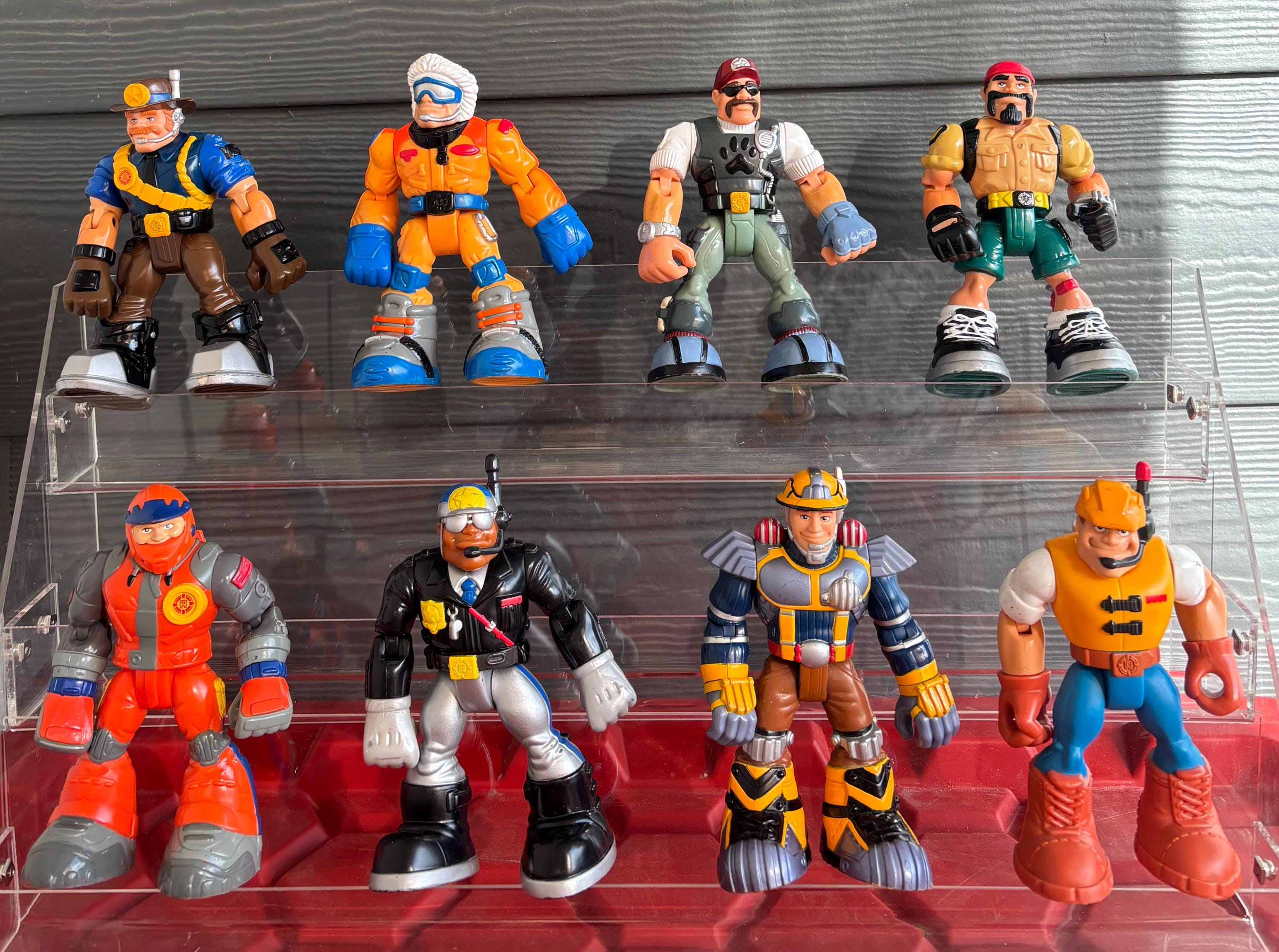Bonecos de ação vintage Fisher Price Rescue Heroes