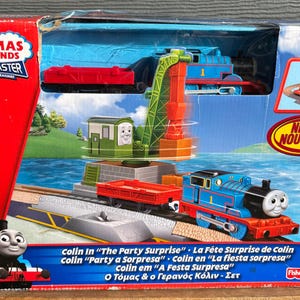 Thomas and Friends TrackMaster Motorized Railway Colin in “The Party Surprise” Collectible Toy