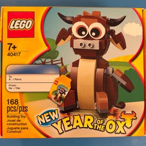 LEGO Year of the Ox Special Edition #40417, 168 Pieces Ages 7+ NIP