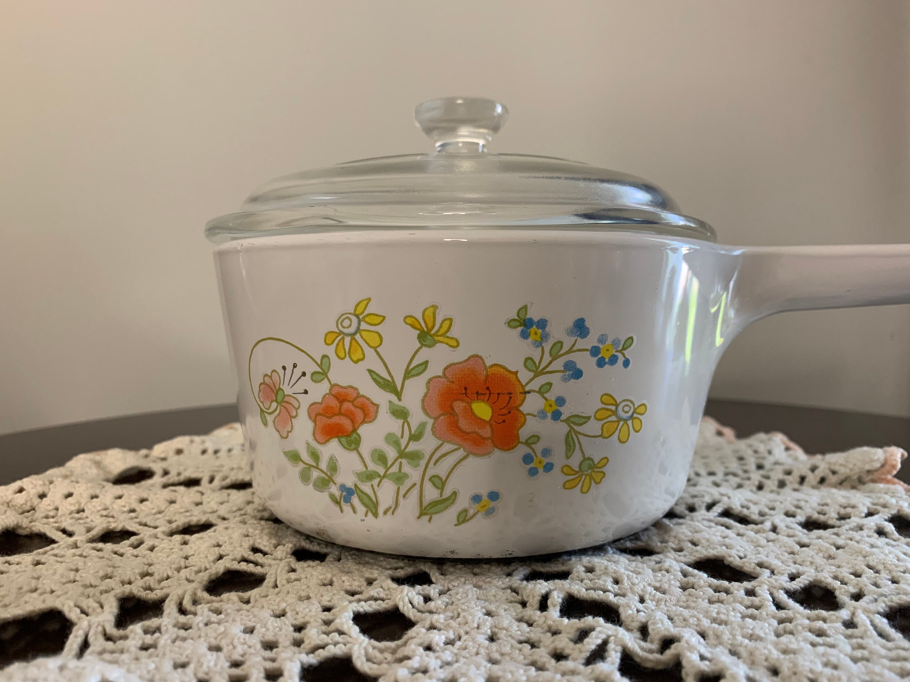 Vintage Mid Century Modern Pyrex wildflower Pattern - Etsy