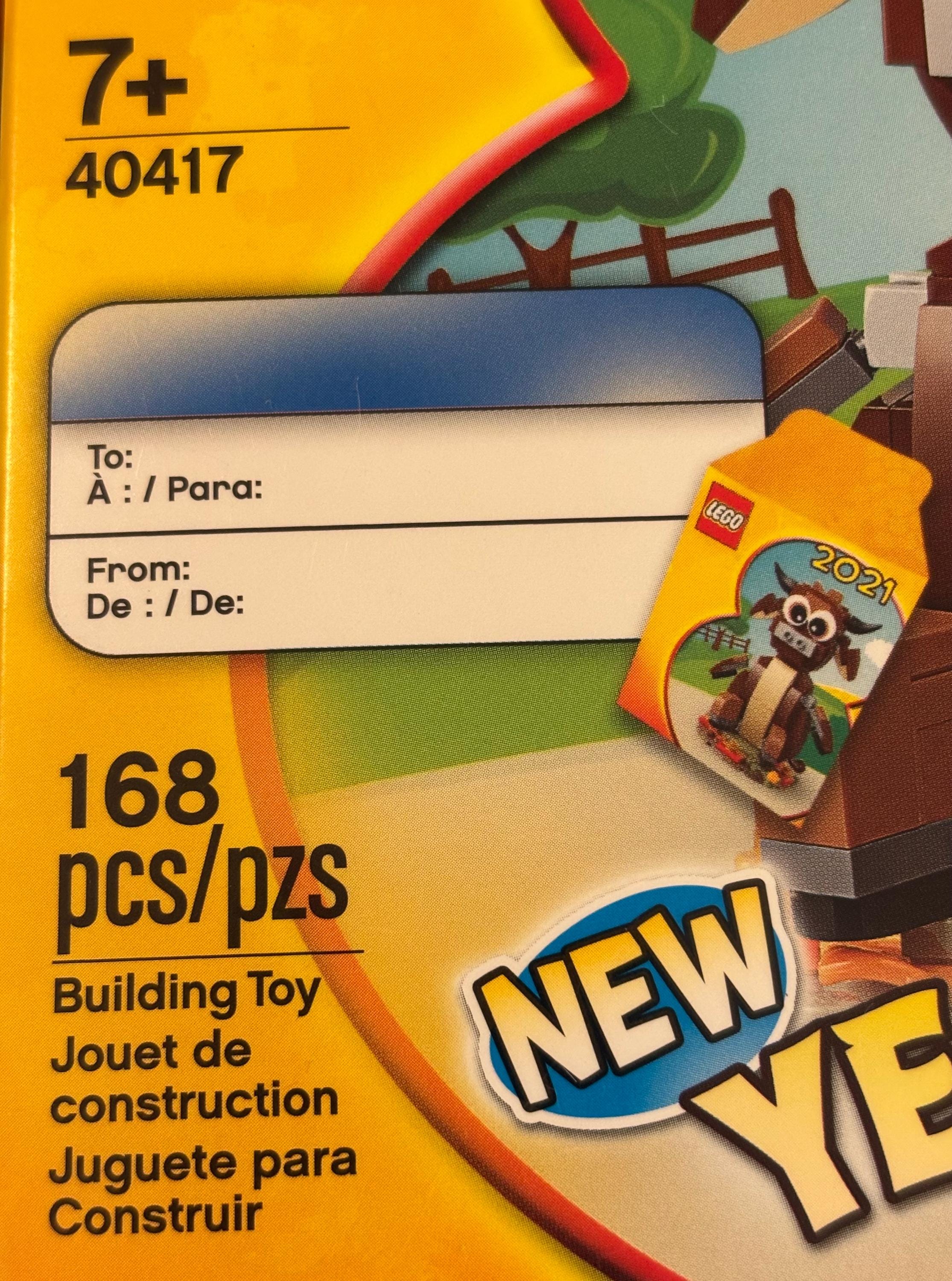 LEGO Year of the Ox Special Edition #40417, 168 Pieces Ages 7+ NIP - Etsy LEGO Year of the Ox Special Edition #40417, 168 Pieces Ages 7+ NIP - Etsy