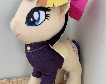 My Little Pony the Movie Songbird Serenade, Equestria, 12” Tall Plush Toy Stuffy HASBRO MLP with  Pink Bow