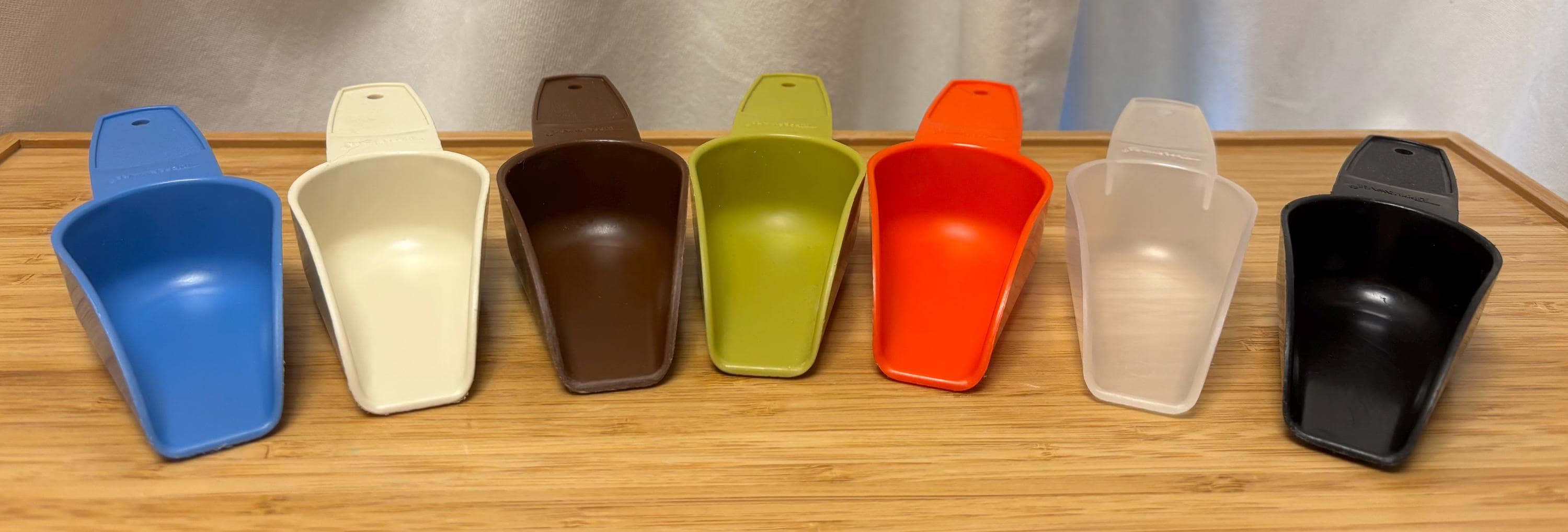 Vintage Tupperware Canister Scoop 878 CHOOSE From a Variety of