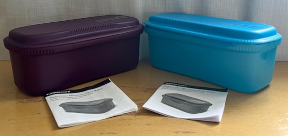 Vintage Tupperware Microwave Spaghetti Maker 6775A Container With
