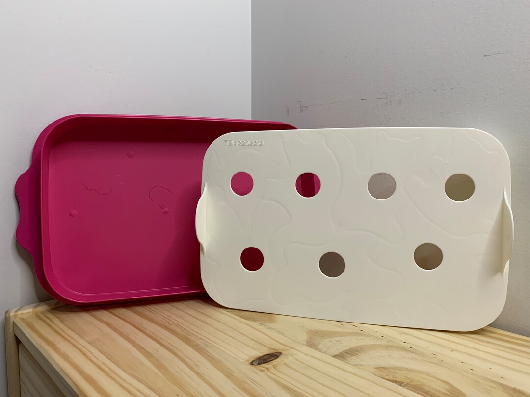 Vintage Tupperware Cookie Cutter Set 2553A2 and 2554A2 Animal Shaped