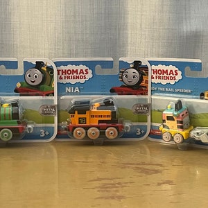 Thomas the Tank Engine & Friends Metal Engines Fisher Price Choose from Thomas, Percy, Mia, Sandy the Rail Speeder, Brake Car Bruno NIB NRFP