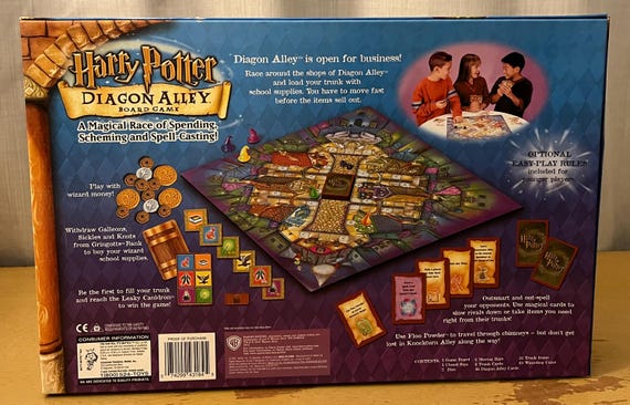Jeu Vintage Harry Potter - Jeu Du Chemin De Traverse - Mattel 2001