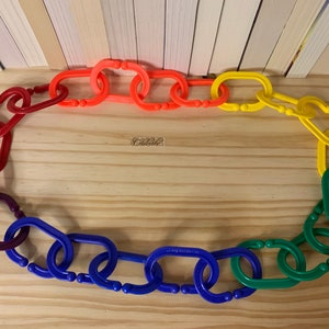 game counting plastic chain links toy