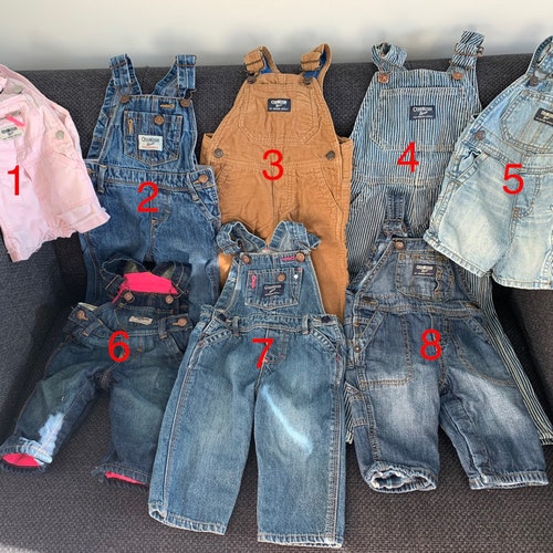 Osh Kosh B’gosh Children’s Overalls Baby Toddler 3 month - 3 years Girls Overalls Boys Overalls