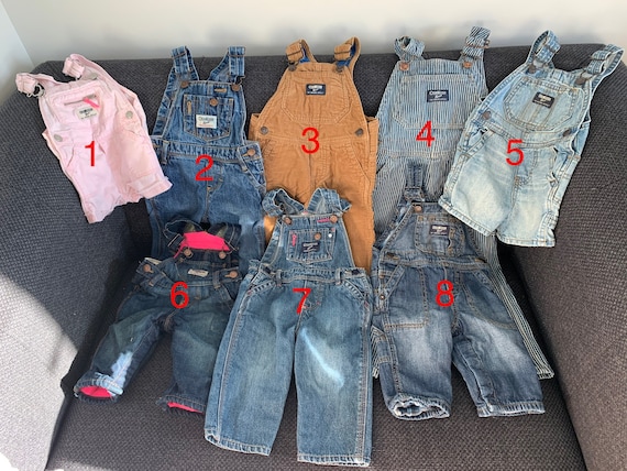 Osh Kosh B'gosh Children's Overalls Baby Toddler 3 Month - 3 Years