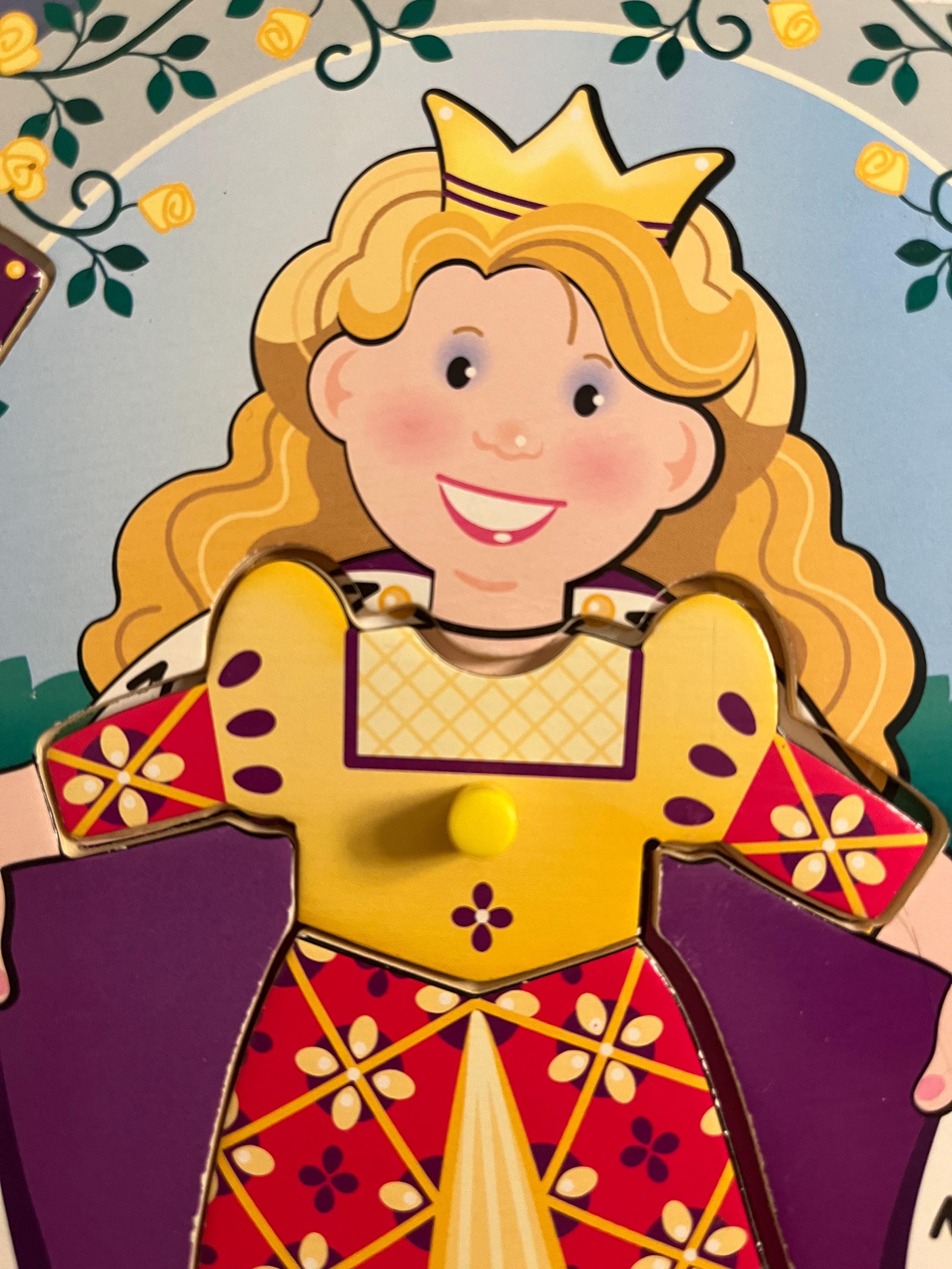 Melissa & Doug Wood Peg Puzzle Dress up Princess - Etsy Melissa & Doug Wood Peg Puzzle Dress up Princess - Etsy