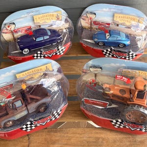 Vintage 2006 Disney Store Collectible Cars Pixar Movie Toys