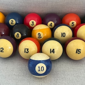 Vintage pool balls - Etsy 日本