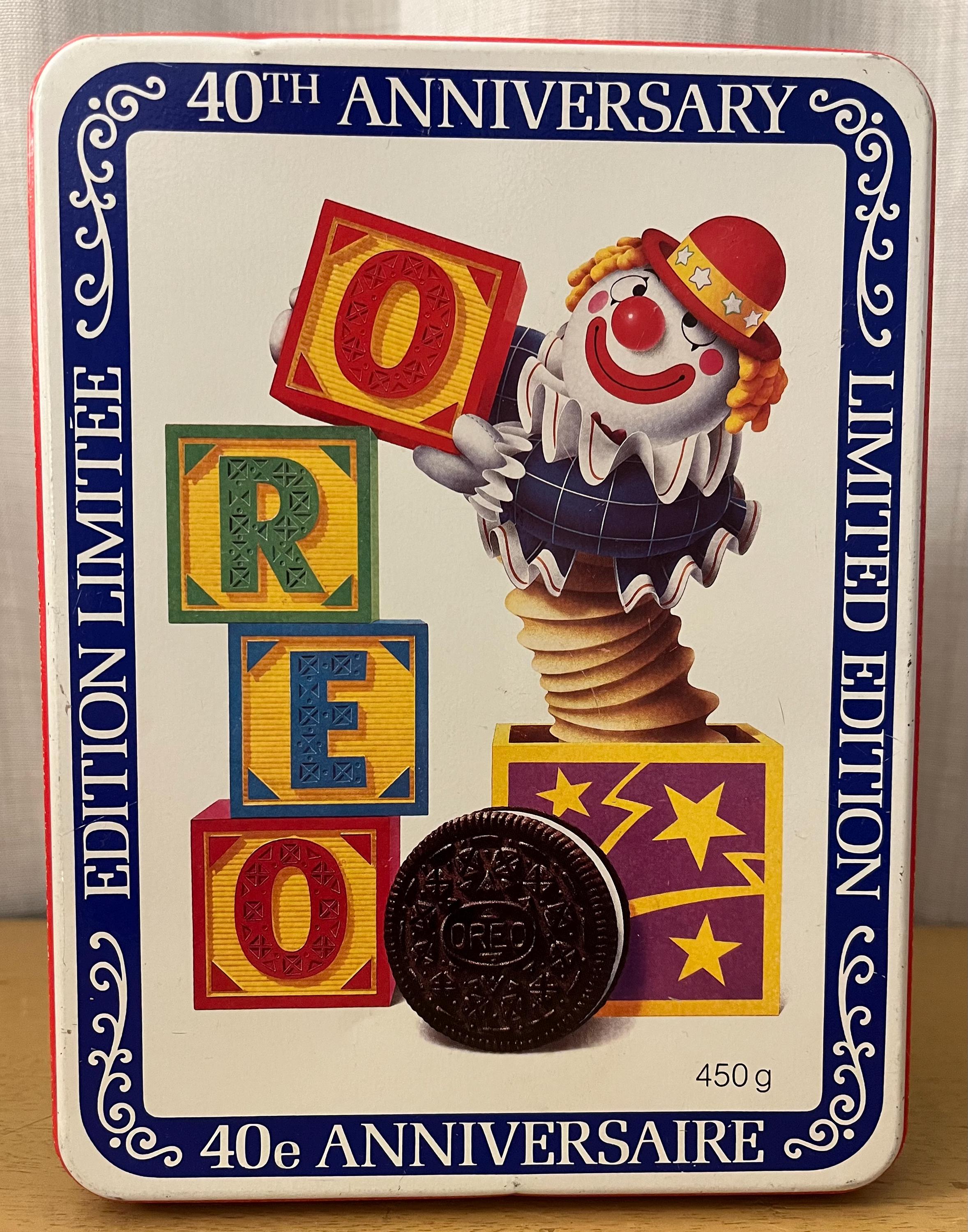 Vintage OREO 40th Anniversary Limited Edition Tin - Etsy